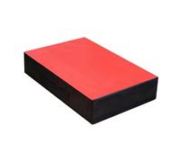 Perfeclan Weightlifting Crash Drop Pad,Deadlift Weight Cushion Shock Absorbing Mat Floor Protection for Workout Fitness Indoor Outdoor, Red