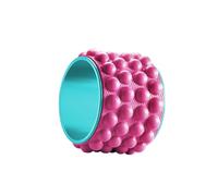 Perfeclan Wheel Stretching Back Wheel Lightweight Pilates Equipment Exercise Circle for Gift Challenging Poses, Red and Blue