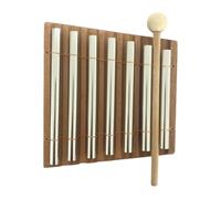 perfeclan Wind Chime Hand Chime Bell,Portable,Gift Music Instrument Meditation Chime for Yoga Classroom Mindfulness Teacher, 7 tone