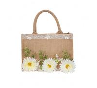 Perfeclan Women Handbag Jute Tote Bag Purse Shoulder Bag Satchel Built With Rectangular Shape And Reusable Form suitable for daily errands casual outings gift carrying home storage, style to 1