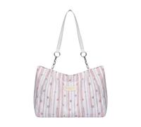 perfeclan Women Tote Bag Versatile Simple Purse for Leisure Business Street Outdoor Spring, Pink