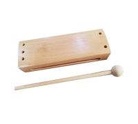 Perfeclan Wood Rhythm Block Musical Instrument Learning Toy Montessori Toy with Mallet Hand Eye Ability Practical Music Toy Students