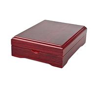 Perfeclan Wooden Display Box Jewellery Holder Medal Medal Small Wooden Box for Farmhouse, 10cmx10cmx3.5cm