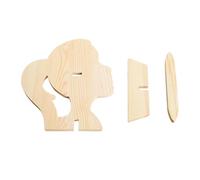 perfeclan Wooden Eyeglass Holder,Glasses Stand Eyewear Retainer,Creative,Eyewear Stand Sunglasses Display Rack for Bedroom Living Room, Woman