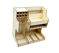 Perfeclan Wooden Model Kit Tool Organizer, Screwdriver Brush Holder, Modeling Tool Storage Rack for Model Building Tools, Screwdrivers