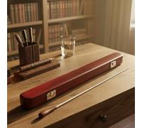 Perfeclan Wooden With Storage Conductor Case Orchestra Holder For Guiding Tempo Entrances Expressive Cues With Controlled Movement Suitable For, Rosewood, style to 2