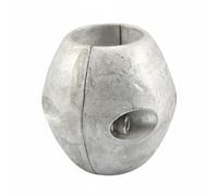 perfeclan Zinc Alloy Marine Anode Boat Shaft Anode Propeller Anode Rudder Anode Sacrificial Electrolysis Guard For Metal Parts suitable for yachts fishing vessels charter fleets, 1-3/4 Inch