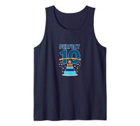 Perfect 10 Birthday Celebration for Milestone Moments Tank Top, Men, Navy, S