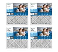 Perfect Aire Elite Air Filter MERV 13 - Electrostatically Charged Pleated Dual Airflow HVAC Filter - Lasts 90 Days (4 Pack, 20x20x1)
