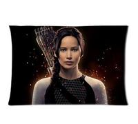 Perfect Arts Hot Movie The Hunger Games Katniss Everdeen Unique Custom Zippered Pillow Cases "20x30" Inches (Two sides)