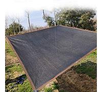 Perfect Black Shade Net Lightweight & Durable Sun Shade Sail Breathable UV Protection Net with Strong Rope Ideal for Garden Camping & Outdoor Activities (6x10m)