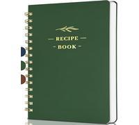 Perfect Blank Recipe Book-Recipe Book to Write in Your Own Recipes,Hardcover Personal Blank Recipe Book, Recipe Notebook Hold 144 Exclusive Formula Recipes (olive-green)