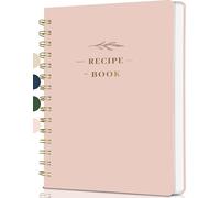 Perfect Blank Recipe Book-Recipe Book to Write in Your Own Recipes,Hardcover Personal Blank Recipe Book, Recipe Notebook Hold 144 Exclusive Formula Recipes (Pink)