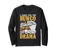 Perfect Bunco Group Design Game Night Rollin Dice Party Long Sleeve T-Shirt
