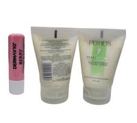 Perfect Care Anti Bacterial Facial Scrub 2x 50Ml Travel Size With Free Berry Lip Balm