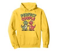 Perfect Couple Dinosaur Love Romance Pullover Hoodie