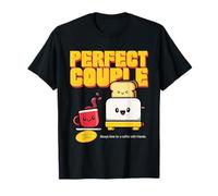 Perfect Couple - Toast & Coffee (Funny Graphic) T-Shirt