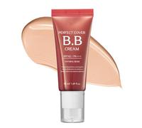 Perfect Cover BB Cream Foundation - BB Cream Light with SPF Tinted Moisturizer for All Skin Types - Moisturizing Concealer,Brightening Pigment Natural Nude Makeup,Color Correcting for Face