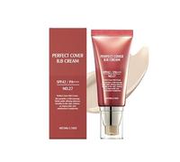 Perfect Cover BB Cream Foundation, Flawless Base Moisturising Blemish Concealer with UVA Protection, Lightweight & Breathable Non-Cakey Makeup for Sensitive Skin, All-Day Radiant Finish (Light)