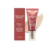 Perfect Cover BB Cream Foundation, Flawless Base Moisturising Blemish Concealer with UVA Protection, Lightweight & Breathable Non-Cakey Makeup for Sensitive Skin, All-Day Radiant Finish (Natural)