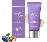 Perfect Cover Serum BB Cream, Full Coverage BB Cream Foundation Makeup, C/ream Moisturizes Nourishes, Waterproof & Long Lasting, Oil-Free for All Skin Types (Natural color)
