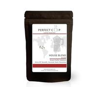 PERFECT CUP33 - House Blend Milder, Central American Coffee Beans, Medium Roast, Espresso Blend, Dark Chocolate Notes, Fresh Roasted, 1KG Whole Beans