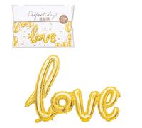 Perfect Day Inflate Your Own Foil Text 'Love' Balloon Wedding Valentines Day