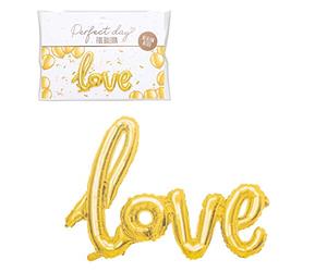 Perfect Day Inflate Your Own Foil Text 'LOVE' Balloon Wedding Valentines Day