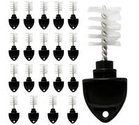 Perfect Draft Accessories,and Beer Line Cleaner, 20 Pack Plastic Beer Tap Brushes for Bird Feeders, Lanterns, Wind Chimes, Planters, Outdoor Decoration Hooks, 6 x 2.2 cm