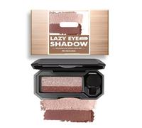 Perfect Dual Color Eyeshadow, Glitter Eyeshadow Palette, Portable Dual Colour Eyeshadow, 2 In1 Double Colors Eyebrow Powder Waterproof Lazy Eye Shadow Pallets for Women(03)
