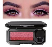 Perfect Duo Eyeshadow Palette - Portable, Highly Pigmented, Dual Color With Exquisite Glitters, Long-Lasting (3#)