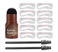 Perfect Eyebrow Stencils - Set of 10 Reusable Templates, Waterproof Eyebrow Stencils for Elderly Women, Precise Shaping Aid for Makeup, Design and Styling