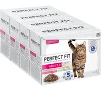 Perfect Fit 1+ Adult Mixed Selection in Sauce 48 Pouches, 1 g (Pack of 48)