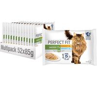 Perfect Fit 7+ Wet Cat Food - Advanced Nutrition for Senior Cats, Mixed Selecti