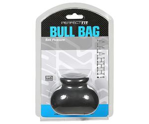 Perfect Fit Bull Bag - Scrotum Sack and Stretcher (black)