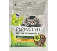 7.2kg Perfect Fit Natural Vitality Adult Complete Dry Cat Food Chicken & Turkey