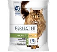 Perfect Fit Cat Food Dry Food Senior 7+ Rich in Chicken, 1 Bag (1 x 750 g)