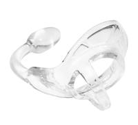 Perfect Fit Clear Armour Tug Lock Small Male Cock Ring Penis Cage Butt Plug Anal