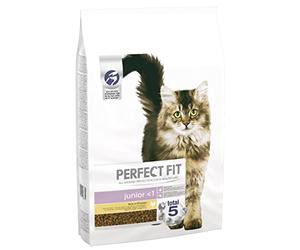 Perfect Fit Dry Cat Food Junior - Complete Dry Food for Junior Cats Less than 1 Year Old, Rich in Chicken - 7 kg (Pack of 1)