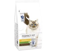 Perfect Fit Dry Cat Food Sensitive Adult 1+ - Complete Dry Food for Adult Cats from 1 Year Old, Rich in Turkey - 7 kg (Pack of 1)