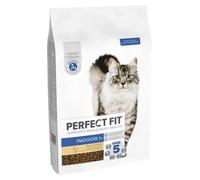 Perfect Fit Indoor Adult 1+ Complete Dry Cat Food for Adult Cats Aged 1+ Years, Rich in Chicken, 1 Bag (7 kg)