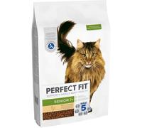 Perfect Fit Senior 7+ Complete Dry Cat Food for Senior Cats Aged 7+ Years, Rich in Chicken, 1 Bag (7 kg)