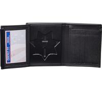 Perfect Fit Shield Wallets CHP California Highway Patrol Hidden Badge Bi-Fold Wallet (Cutout PF-262) Black Leather