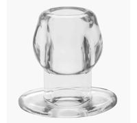 Perfect Fit Tunnel Anal Hollow Butt Plug Clear | Medium Large X-Large