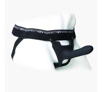 Perfect Fit Zoro Hollow Strap-On 5.5/6.5in Black | Mens Pegging Dildo