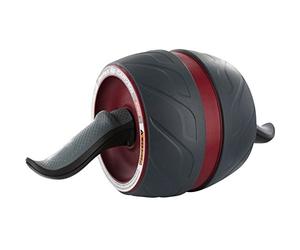 Perfect Fitness Ab Carver Pro Roller Wheel With Built In Spring Resistance, At Home Core Workout Equipment, Red
