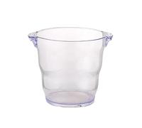 Perfect for Beer Bottles 5 Liters Clear Acrylic Beverage Tubs for Parties Plastic Ice Bucket for Cocktail Bar Wine Bucket Drink Bucket Cooler for Chiller Bin for Champagne or Beer Accessories