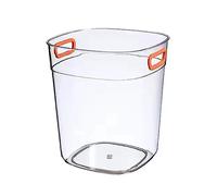 Perfect for Beer Bottles Clear Acrylic Ice Bucket, Plastic Champagne Bucket Chiller, Thick Clear Beverage Tubs with Handle, Thick Wine Cooler Bucket for Bar, Home, Parties Accessories(Large)