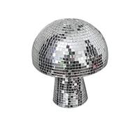 Perfect Indoor Decoration: The mushroom disco ball, in large (18*18*20cm) or small (12*12*14cm) sizes, will amaze any dull room with its amazing light effects. Just it up and see the difference