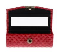 Perfect Lipstick Case for Purse Pocket Handbag Clutch - Pocket Sized - Come with 2.83 X 0.71 Inches Small Mirror Lipstick Box for Women Girls(Red)